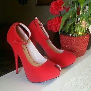 Red stilletos